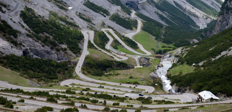 Il Passo dello Stelvio in Moto